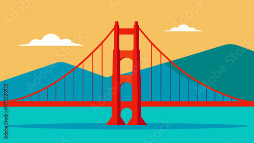 Iconic San Francisco Golden Gate Bridge a Landmark Blending City and Nature