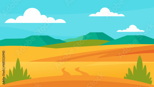 Expansive Saskatchewan Prairies a Vast and Serene Canadian Nature Landscape