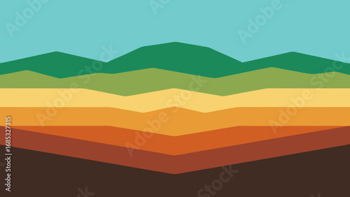 Ancient Shale Layers Exposed in a Cliff Face a Glimpse into Earth's Geology