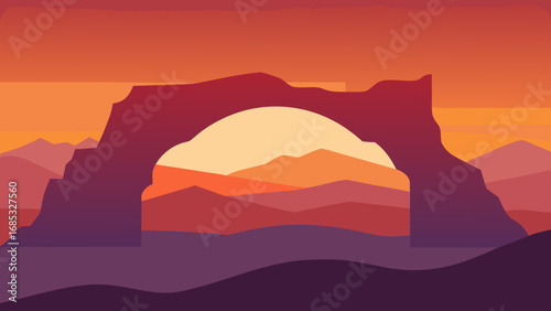 Mysterious Slot Canyon a Narrow Passage Carved by Nature's Erosive Power