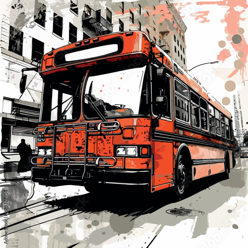 vector, illustration, bus, transport, coach, vehicle, transportation, london, travel, red, isolated, public, car, double, white, tour, city, decker, road, tourist, urban, passenger, van, wheel, touris