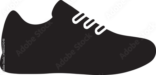 Silhouette vector of shoes, casual and formal footwear EPS illustration design for fashion.