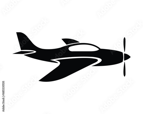 Commercial Aircraft Takeoff Icon Minimal Vector
