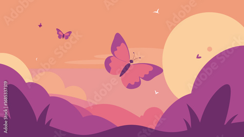 Busy bees buzzing around flowers a vital natural scene of pollination and life