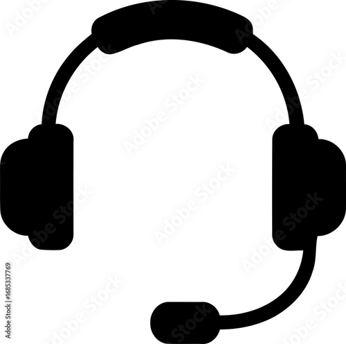 Headset microphone for communication and support