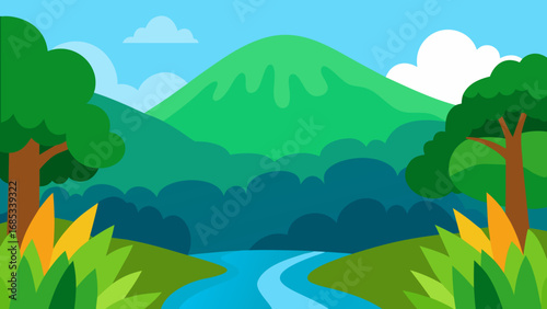 Lush Costa Rican rainforest a vibrant tropical ecosystem teeming with wildlife
