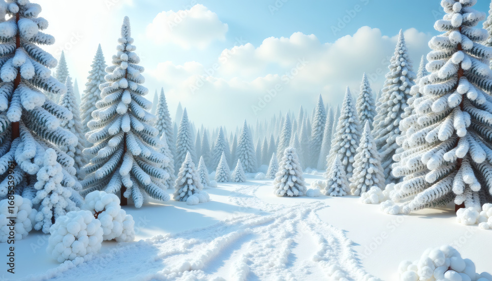 Fototapeta premium freepik__creame-una-imagen-de-un-paisaje-nevado__60901