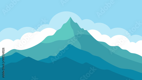 Witness Fog Rolling Over a Mountain Ridge a Mysterious and Atmospheric Natural Phenomenon