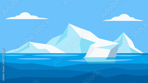 Explore Antarctica Icebergs a Majestic Landscape of Frozen Giants Floating in Cold Waters