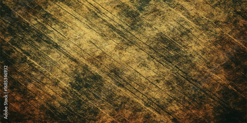 Grunge and aged brown vintage paper texture with a wooden surface and a textured antique frame