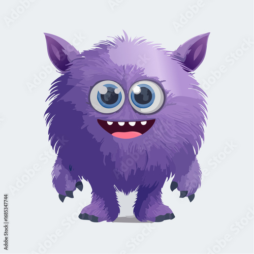 Cute Purple Monster

