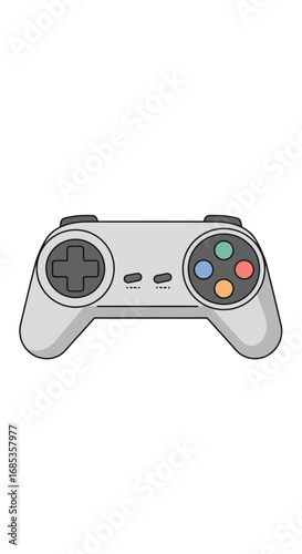 Modern Video Game Controller Design With Analog Sticks And Buttons For Immersive Gaming Experiences
