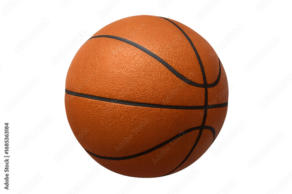 Fototapeta premium basketball isolated on white background