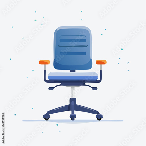 Modern Office Chair Illustration