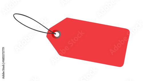 Red tag price label sale discount offer retail marketing shopping promotion product price point identification