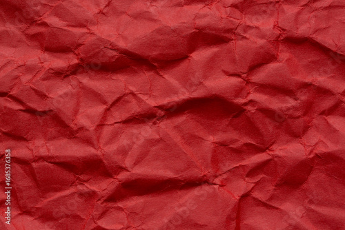 Wallpaper Mural Close-up macro of wrinkled red paper texture,Red crumpled paper macro,dark red background of crumpled paper, free space for text. Torontodigital.ca