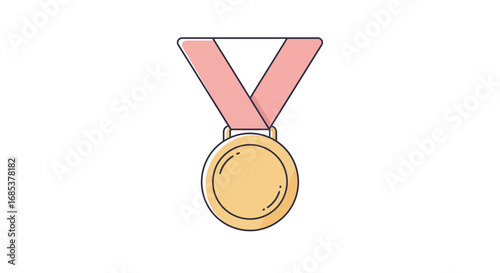 This is a Gold Medal awarded for outstanding achievements and recognition of victory and success