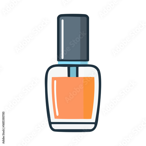 nail polish isolated on white
