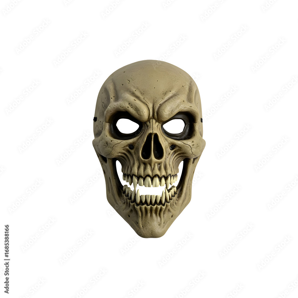 Fototapeta premium Scary Skeleton Mask for Halloween Party and Haunted House Costumes