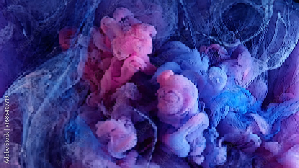 Obraz premium abstract colorful smoke
