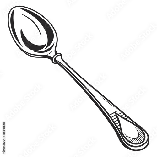 spoon isolated on white