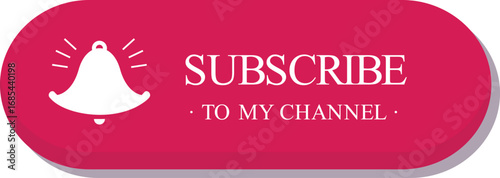 YouTube button design. Suitable for social media projects, web design, branding, user interface, and online video channel artwork.