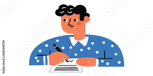 An illustration of a person...
