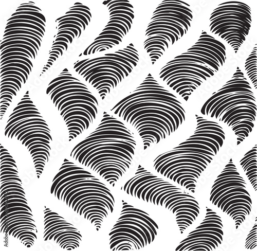 Vector brush stroke texture. Distressed uneven grunge background. Abstract vector illustration. Overlay over any design to create interesting effect and depth. Black isolated on white. EPS10