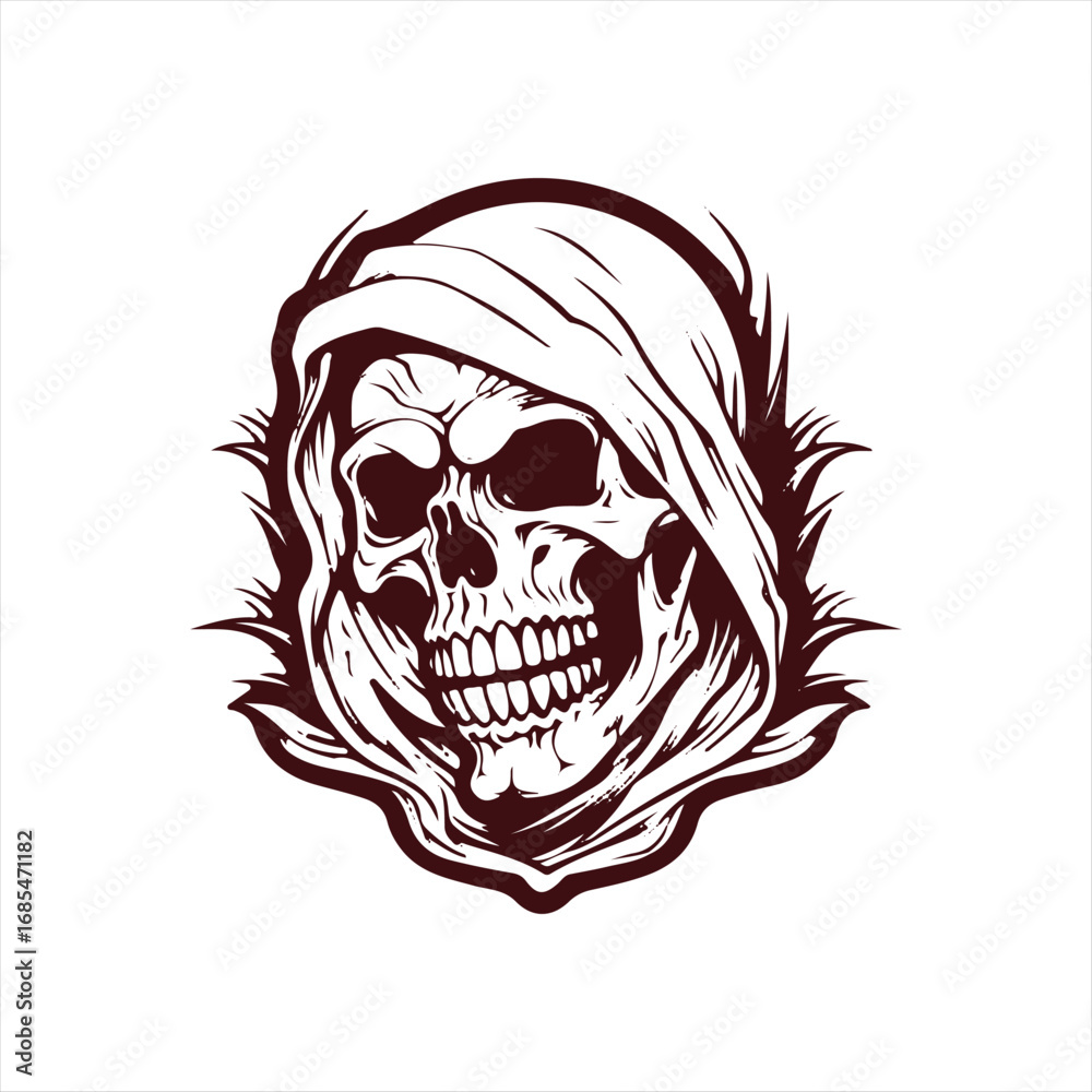 Fototapeta premium skull and crossbones icon
