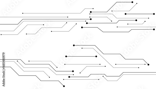 Circuit technology background with hi-tech digital data