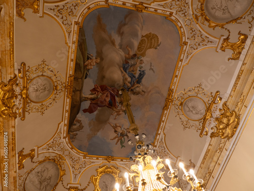 Interior del Palacio Real de La Granja de San Ildefonso, La Granja de San Ildefonso, Segovia, Castilla y León, España