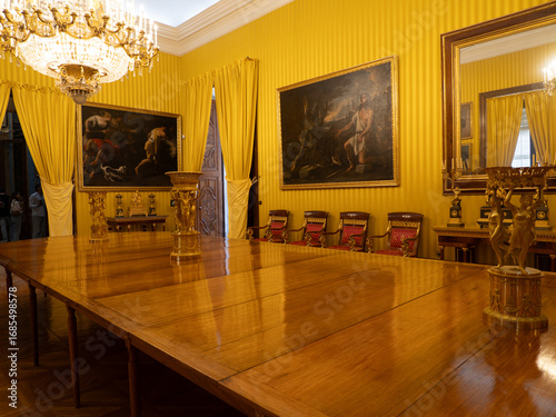 Interior del Palacio Real de La Granja de San Ildefonso, La Granja de San Ildefonso, Segovia, Castilla y León, España