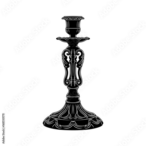 candlestick with candle