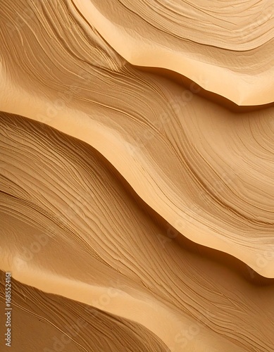 Desert Sand Dunes Texture Closeup.