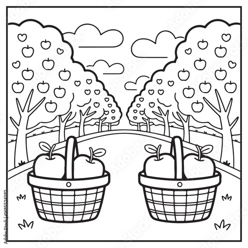 Serene Landscapes Coloring Pages