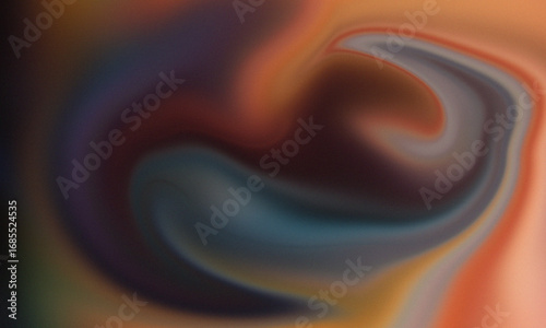 An abstract fractal background with colorful swirling lines creates a vibrant, energetic wallpaper design