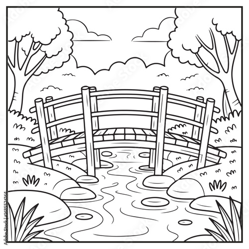Serene Landscapes Coloring Pages