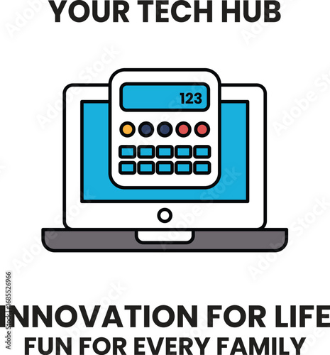 A computer screen with a calculator on it