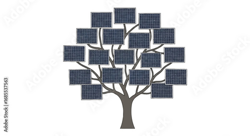 Family Tree Photo Frame Graphic Design.