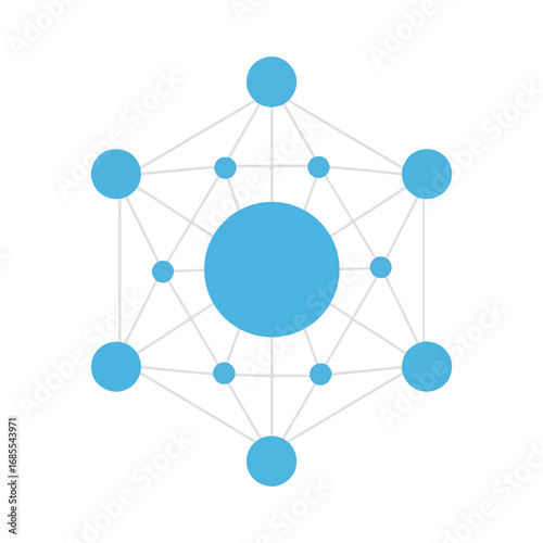 network vector illustration design