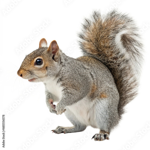 North American Gray Squirrel PNG Isolated


