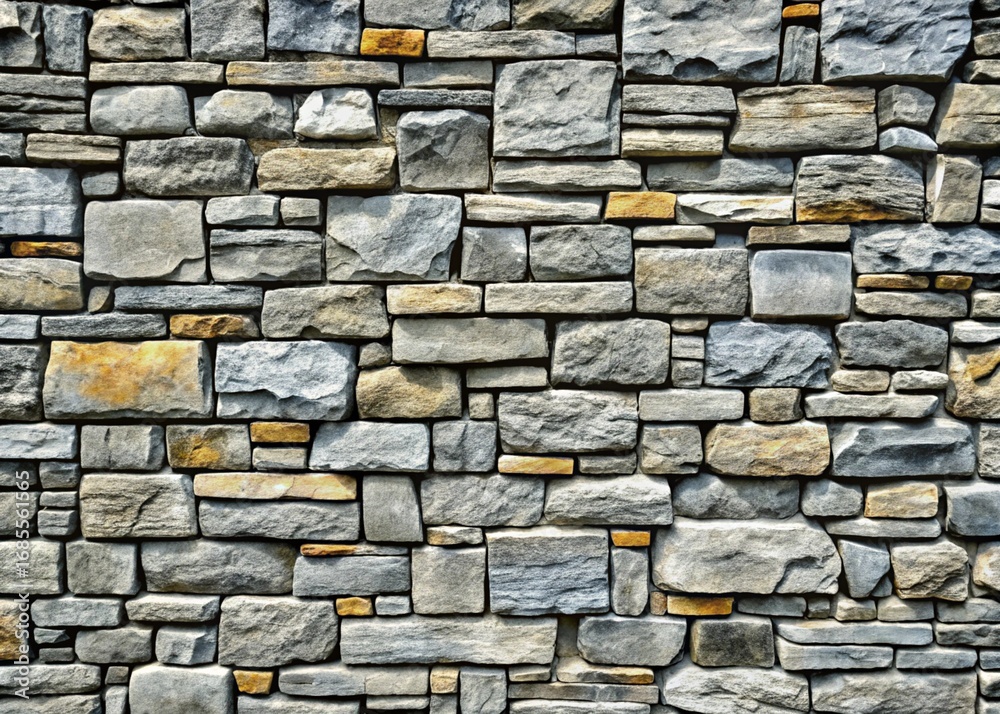Obraz premium Gray stone wall texture
