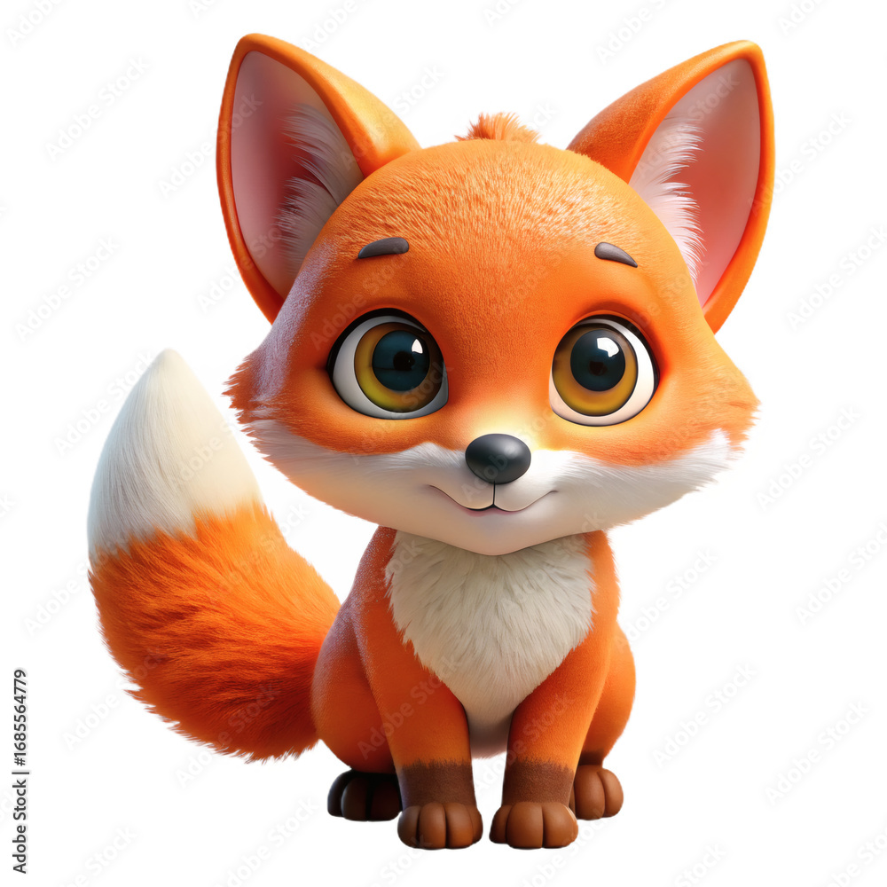 Obraz premium red fox cub