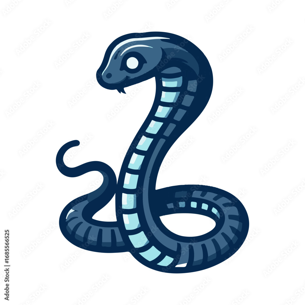 Fototapeta premium cobra snake illustration design