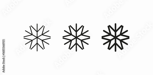 six-pointed star fractal icon sign vector