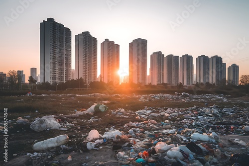 Urban Sprawl and Environmental Degradation at Sunset