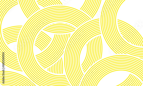 Pasta background, spaghetti abstract geometric pattern. Macaroni yellow poster. Wavy abstract pattern. Pasta vector illustration. Eps10