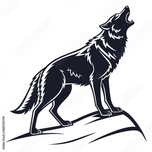 wolf vector illustration