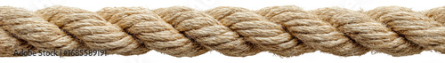 Close-up of a light beige rope or cord