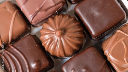 Assorted gourmet chocolates